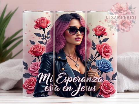 Mi Esperanza Esta En Jesus, Sarcastic Tumbler Design, 20oz PNG Sublimation, Christian Tumbler Wrap, Funny Jesus Tumbler, Digital Download Tumbler, Unique Gift Idea Sublimation Li Zamperini 