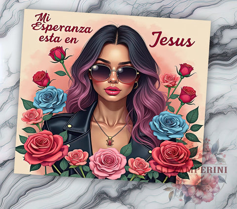 Mi Esperanza Esta En Jesus, Sarcastic Tumbler Design, 20oz PNG Sublimation, Christian Tumbler Wrap, Funny Jesus Tumbler, Digital Download Tumbler, Unique Gift Idea Sublimation Li Zamperini 