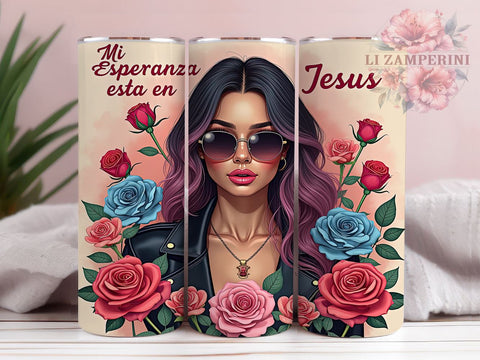 Mi Esperanza Esta En Jesus, Sarcastic Tumbler Design, 20oz PNG Sublimation, Christian Tumbler Wrap, Funny Jesus Tumbler, Digital Download Tumbler, Unique Gift Idea Sublimation Li Zamperini 