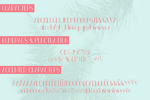 Miami Vibes Art Deco Sans Font Font Beck McCormick 