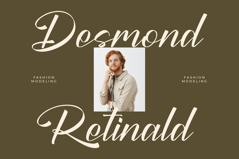 Michael Bugtina - Modern Bold Script Font Letterena Studios 