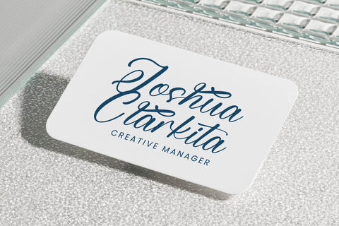 Michael Violena - Modern Bold Script Font Letterena Studios 