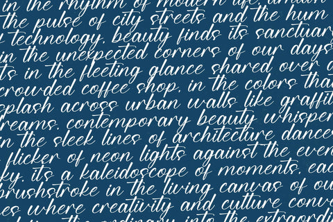 Michael Violena - Modern Bold Script Font Letterena Studios 