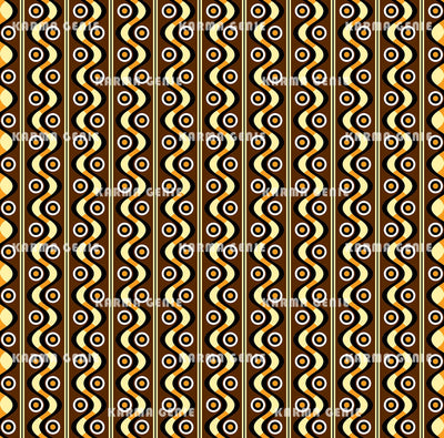 Mid Century 70s Orange Yellow Brown Retro Background Pattern Digital Paper Digital Pattern Karma Genie Graphics 