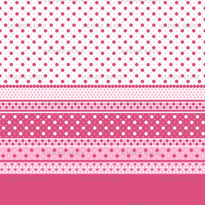 Mid Century Modern Pink White Retro Multi Spotted Pattern Digital Paper Digital Pattern Karma Genie Graphics 