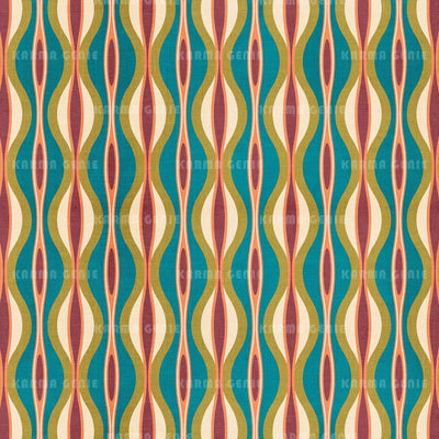Mid Century Retro 1970s Colorful Cloth Textured Pattern Digital Paper Digital Pattern Karma Genie Graphics 