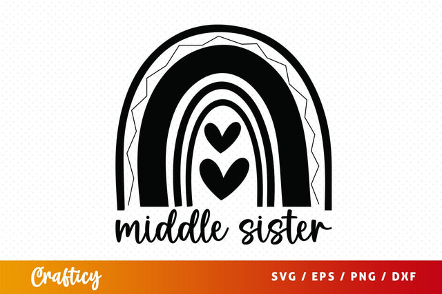 Middle sister svg Design SVG Designangry 