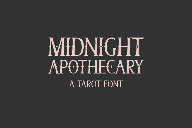 Midnight Apothecary Serif Font Beck McCormick 