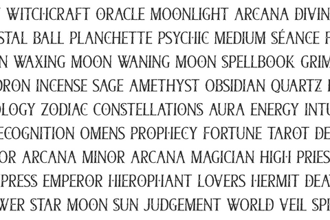 Midnight Apothecary Serif Font Beck McCormick 