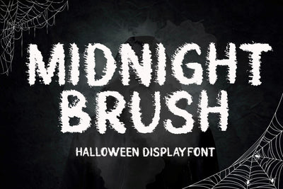 Midnight Brush Font AEN Creative Store 