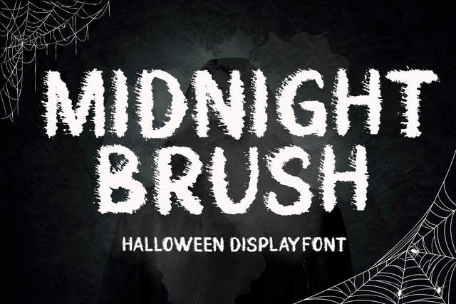 Midnight Brush Font AEN Creative Store 