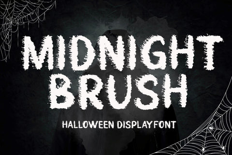 Midnight Brush Font AEN Creative Store 