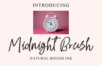 Midnight Brush Font Yuby 