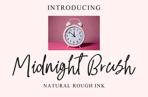 Midnight Brush Font Yuby 