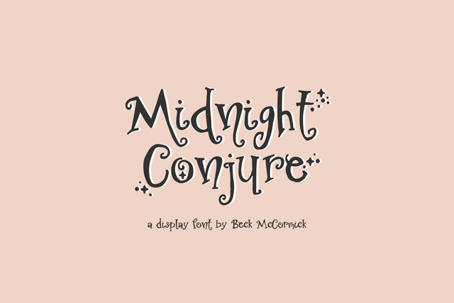 Midnight Conjure - A Halloween Display Font Font Beck McCormick 