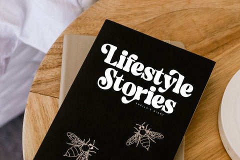 Midnight Gelactic - Modern Retro Serif Font Letterena Studios 