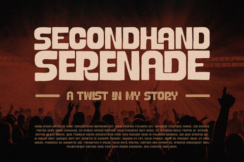 Midnight Mirage - Rough Display Font Alpaprana Studio 