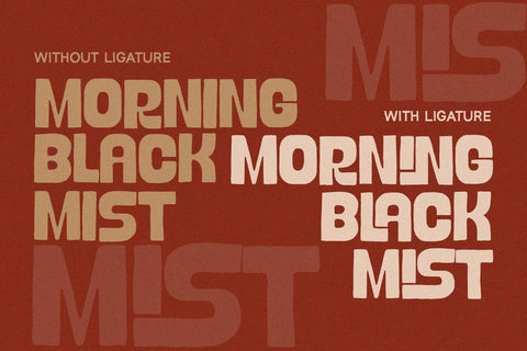 Midnight Mirage - Rough Display Font Alpaprana Studio 