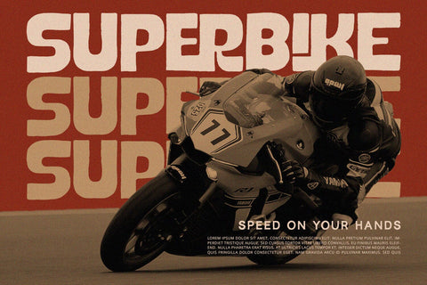 Midnight Mirage - Rough Display Font Alpaprana Studio 