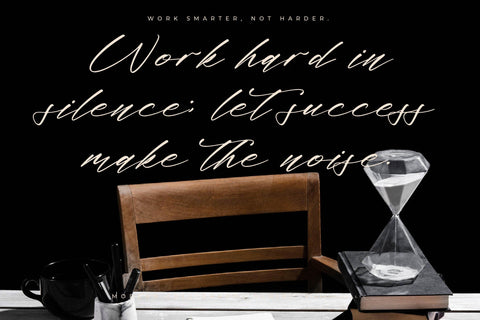 Midnight Realtime - Modern Calligraphy Script Font Letterena Studios 