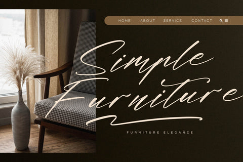 Midnight Realtime - Modern Calligraphy Script Font Letterena Studios 