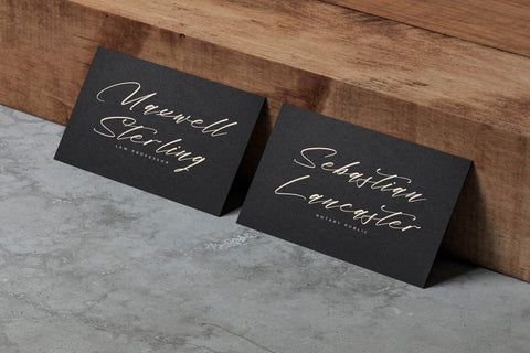 Midnight Realtime - Modern Calligraphy Script Font Letterena Studios 