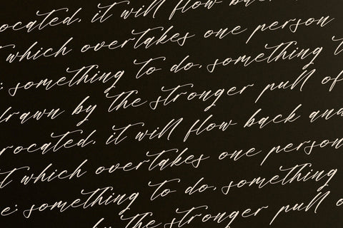 Midnight Realtime - Modern Calligraphy Script Font Letterena Studios 