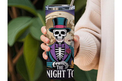 Midnight Toker Tumbler Wrap Sublimation DesignSVG 