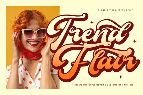 Midstic Vibes - Modern Bold Retro Script Font Letterena Studios 