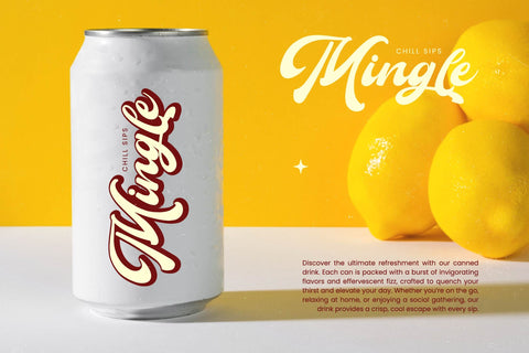 Midstic Vibes - Modern Bold Retro Script Font Letterena Studios 