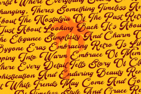 Midstic Vibes - Modern Bold Retro Script Font Letterena Studios 