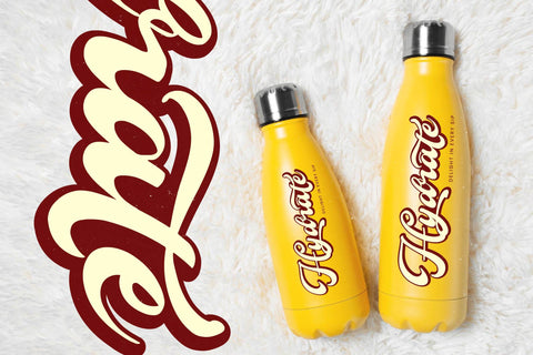 Midstic Vibes - Modern Bold Retro Script Font Letterena Studios 