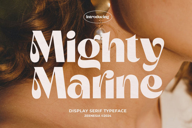 Mighty Marine Font Zeenesia Std 