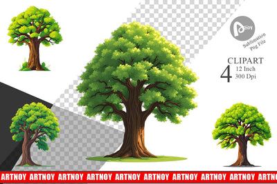 Mighty Oak Clipart Sublimation artnoy 