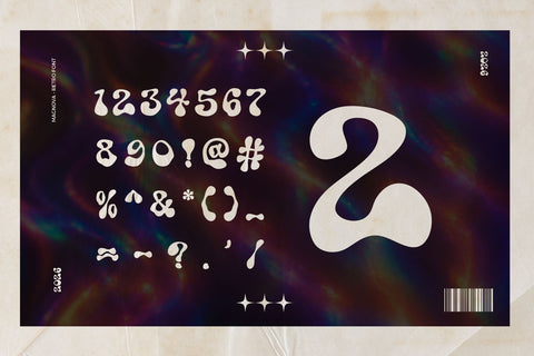 Mignova – Psychedelic Wavy Groovy Retro Font Font Mozzatype 