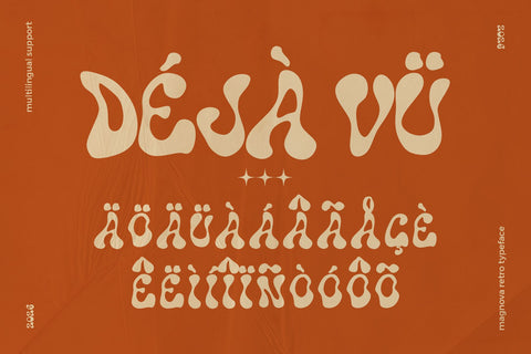 Mignova – Psychedelic Wavy Groovy Retro Font Font Mozzatype 