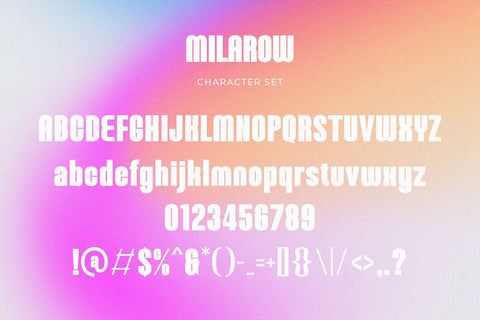 Milarow - Modern Display Sans Serif Font studioalmeera 
