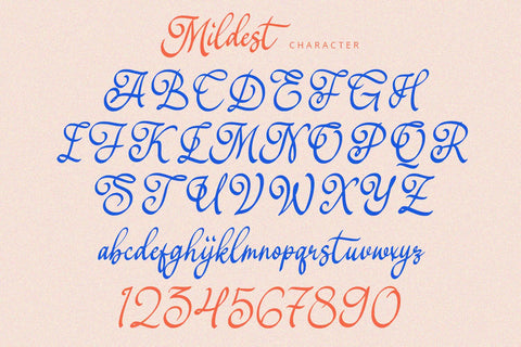 Mildest - Script Font Font Alpaprana Studio 