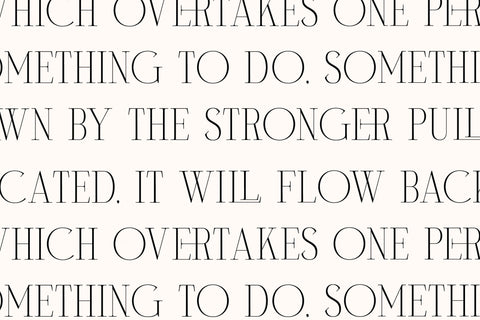 Milegance - Modern Display Serif Font Letterena Studios 