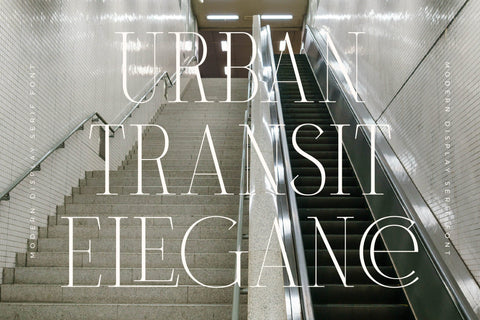 Milegance - Modern Display Serif Font Letterena Studios 