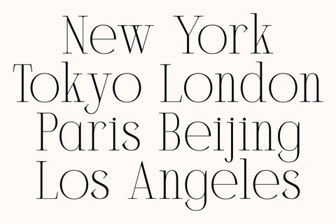 Milegance - Modern Display Serif Font Letterena Studios 