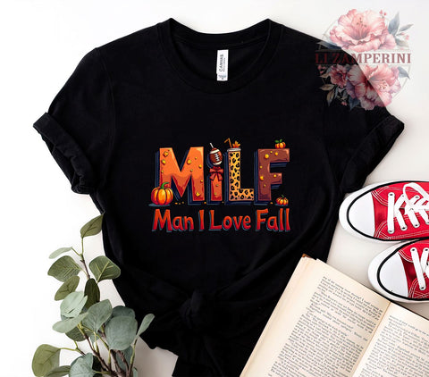 Milf Football PNG, Fall Football Art, Thankful Design, Digital Download, Sublimation Graphics, Autumn Decor, Football Lover Gift, Funny Sports Printables Sublimation Li Zamperini 
