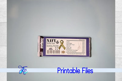 Military Navy Nutrition Label 3D Paper Family Creations 