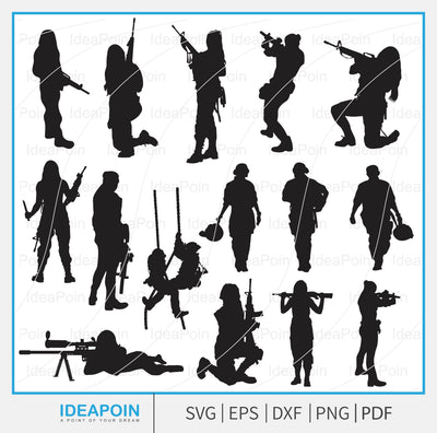 Military Woman svg, Soldier Clipart, army women svg, Female Soldier, Army Woman Png, Female Soldiers Svg, Soldiers Vecror, Military svg SVG Dinvect 