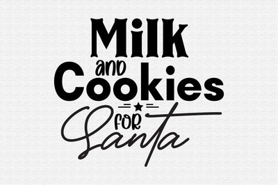 Milk and Cookies for Santa svg SVG orpitasn 