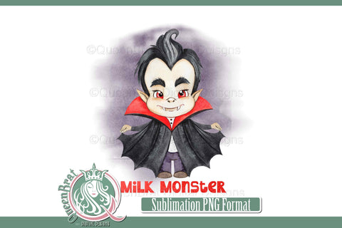 Milk Monster Sublimation Sublimation QueenBrat Digital Designs 