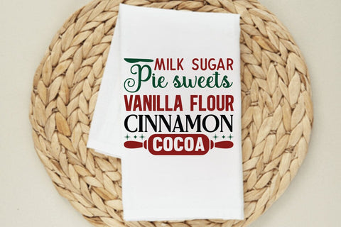 Milk sugar pie sweets vanilla flour cinnamon cocoa SVG Angelina750 