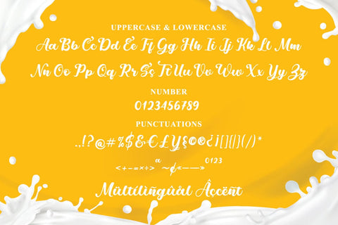 Milkshake Script Font studioalmeera 