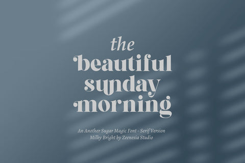 Milky Bright Font Zeenesia Std 