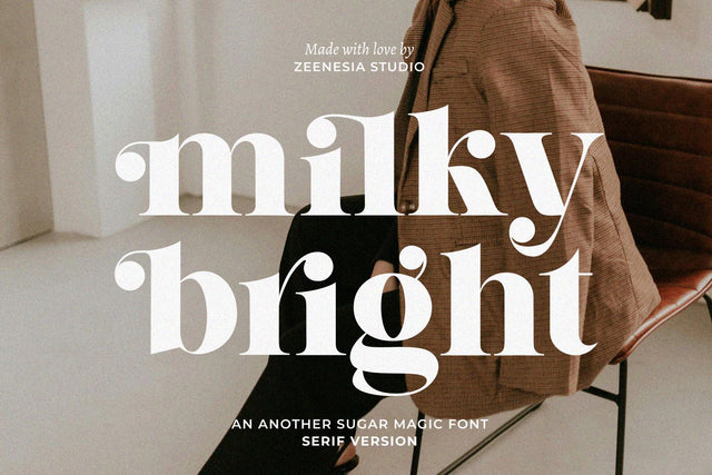 Milky Bright Font Zeenesia Std 